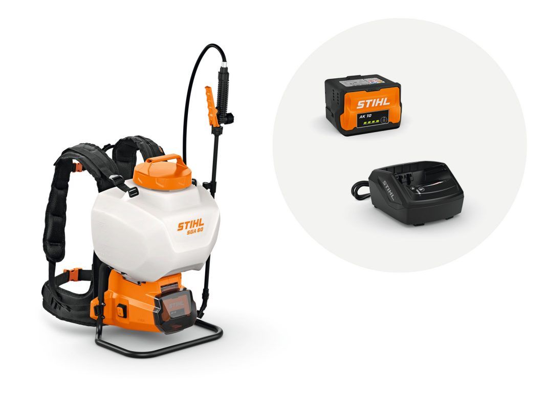 PULVERISATEUR ELECTRIQUE STIHL SGA 60 + AK10 + AL101