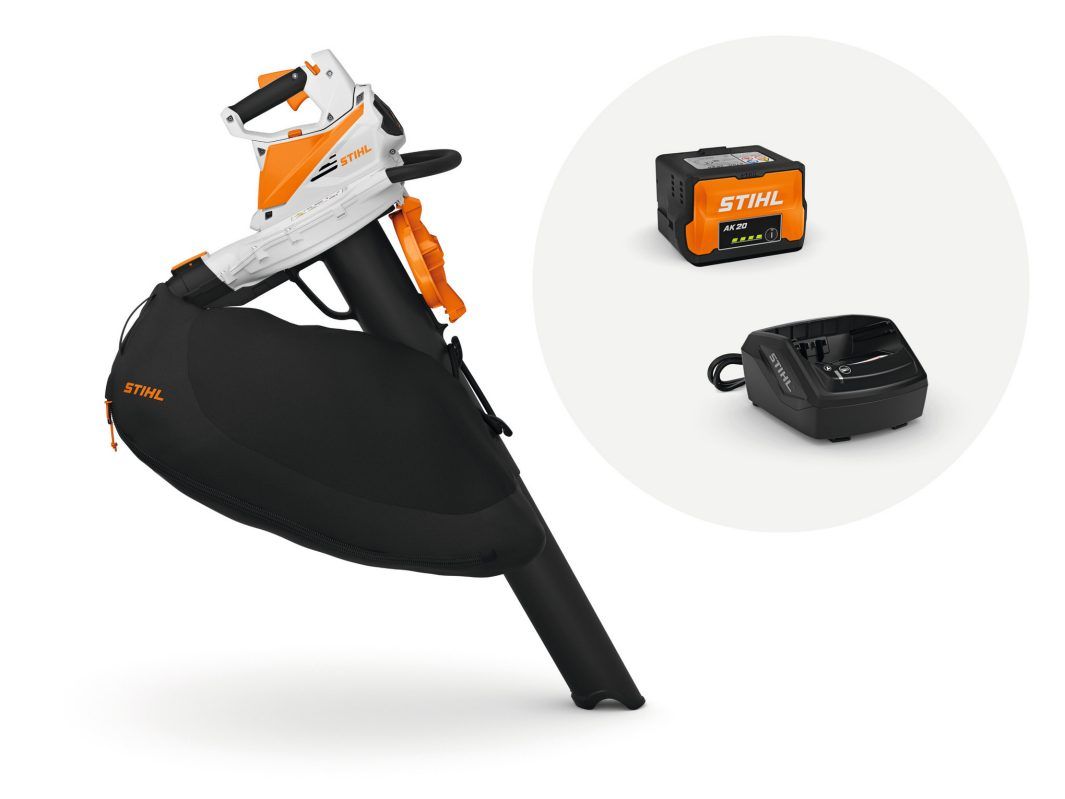 SOUFFLEUR ASPIRATEUR STIHL SHA56 + AK20 + AL101